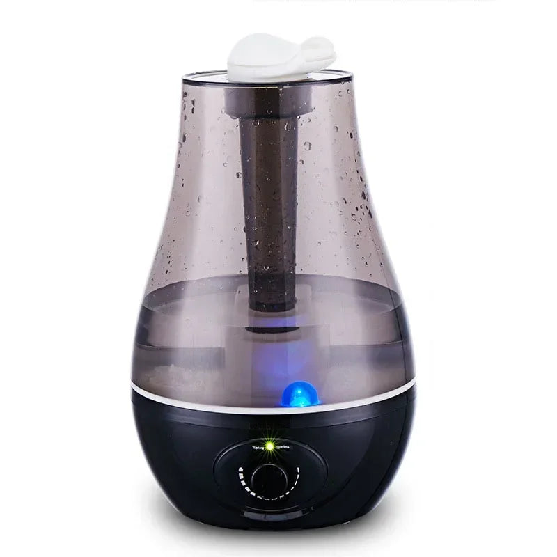 3000ML Ultrasonic Air Humidifier Double Sprayers for Home Office Baby Room Big Mist Volume Fog Mist Maker Essential Oil Diffuser