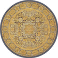 Persian Style round Rugs for Living Room Bedroom Rugs Carpets and Rugs Classic Flower Decoration Study Plan Coffee Table Doormat