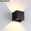 LED Wall Lamp IP65 Waterproof Indoor & Outdoor Aluminum Wall Light Surface Mounted Cube LED Garden Porch Wall Sconce